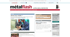 Desktop Screenshot of metal-flash.fr