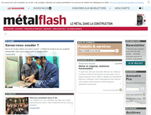 Tablet Screenshot of metal-flash.fr